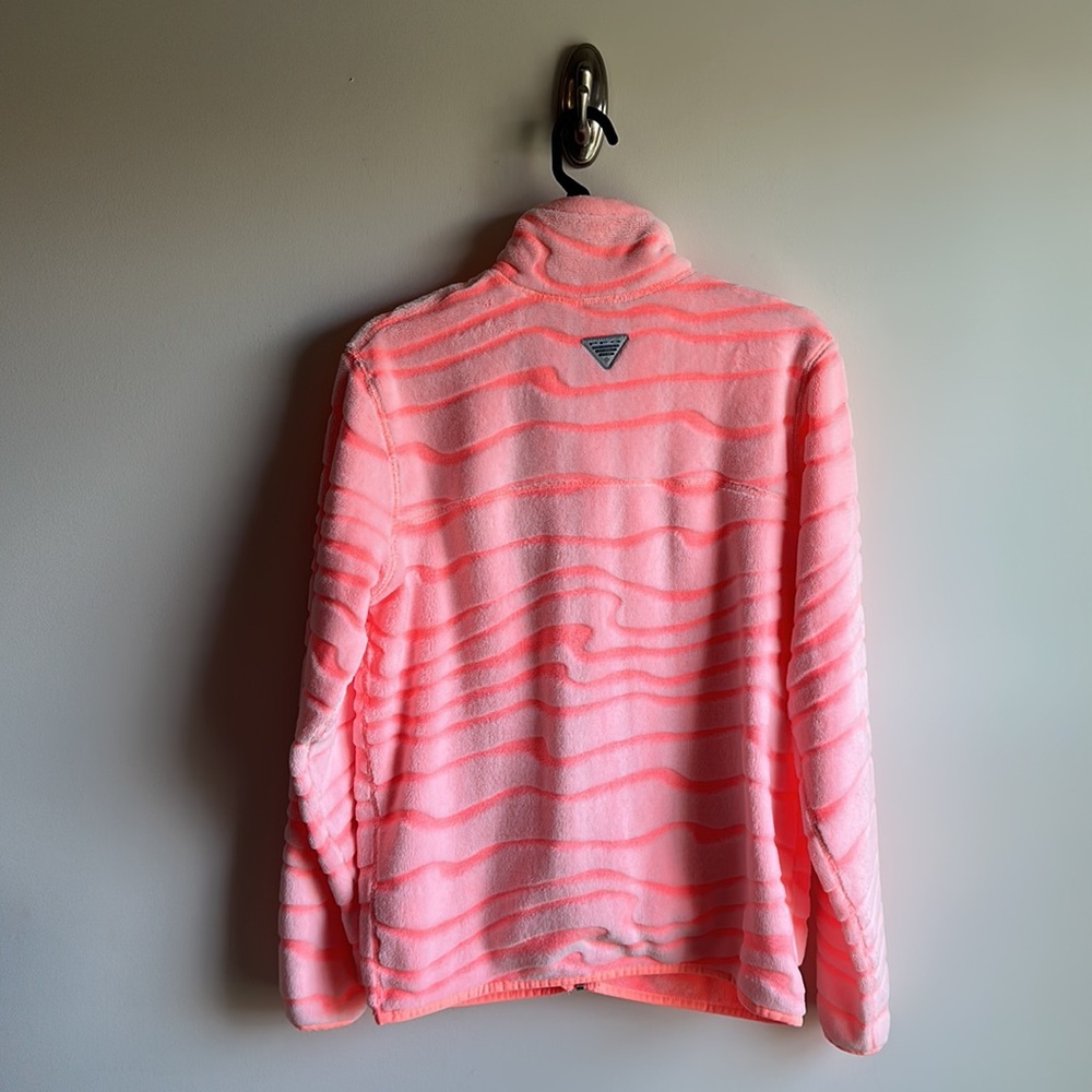 Columbia Neon Reversible Patterned Fleece Jacket, Women’s Size Small - Picture 2 of 5
